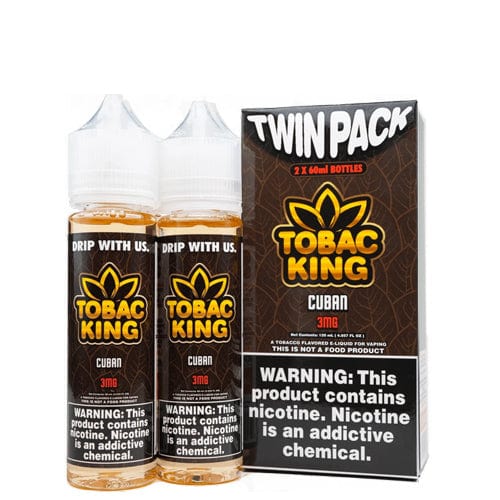 Tobac King Twin Pack Cuban 2x 60ml Vape Juice