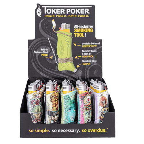 Toker Poker Alternatives Clockmaw Toker Poker Lighter Multi-Tool Alice in Wonderland Series