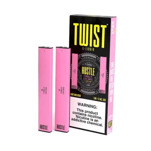 Twist E-Liquids Disposable Vape Blue Razzle Twist X Hustle 1.3ml Disposable Twin Pack