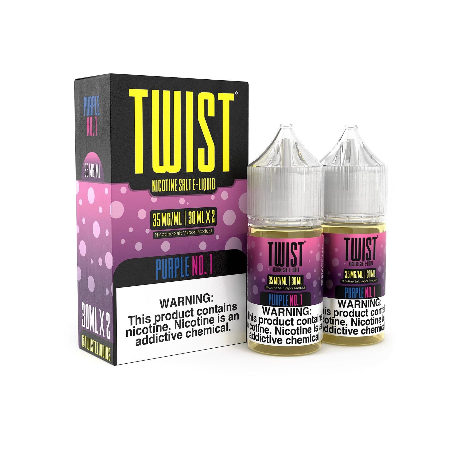 Twist E-Liquid Purple No.1 2x 30ml (60ml) Nic Salt Vape Juice - Twist E-Liquids
