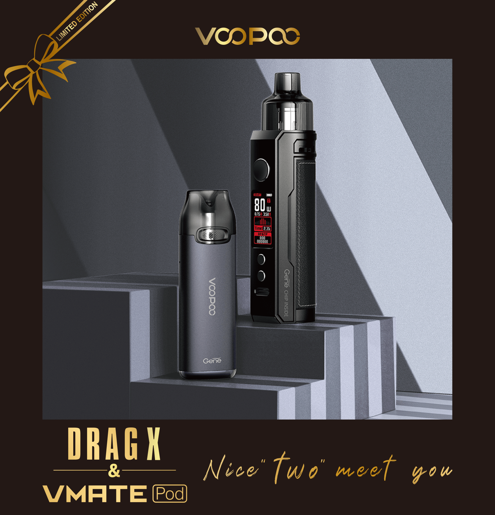 Limited Edition Drag X & VMATE Pod Box Set - VOOPOO