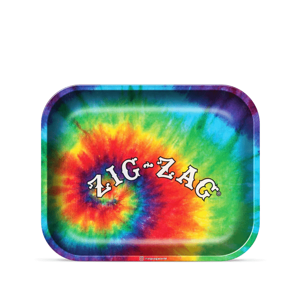 Zig-Zag Tie-Dye Rolling Tray